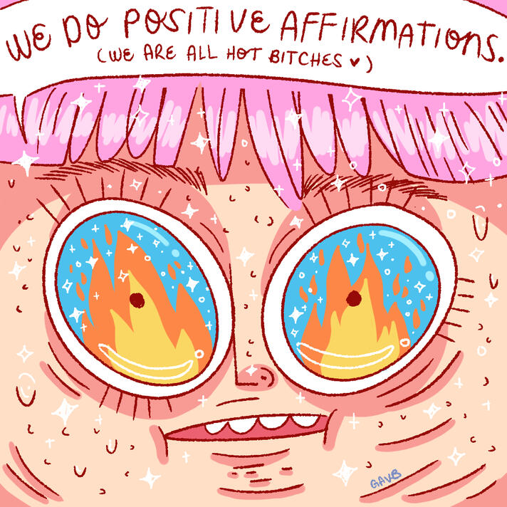 COMIC PART 2: "Positive Affirmations" 2022