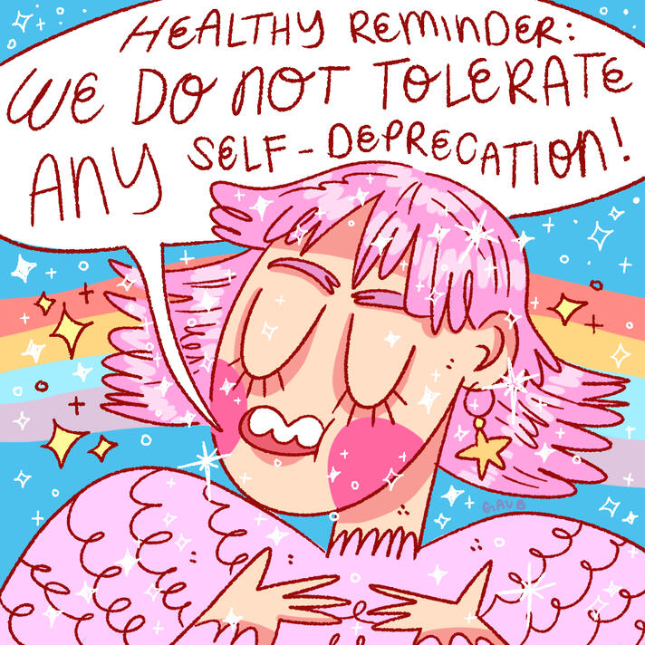 COMIC PART 1: "Positive Affirmations" 2022