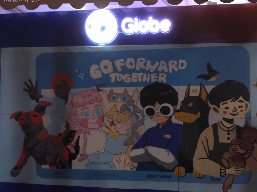 First live mural done with the collaboration of Art Toys PH x GLOBE for Pawssion Project! Alongside featuring artists, Migs, Crazy Vanny, and Shan. It stood as 7 feet by 12 feet.